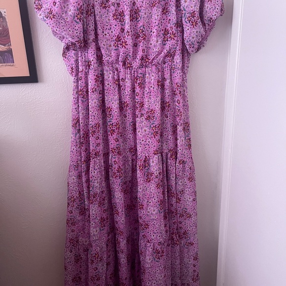 Draper James Lilac floral Dress, 1x - Picture 8 of 13